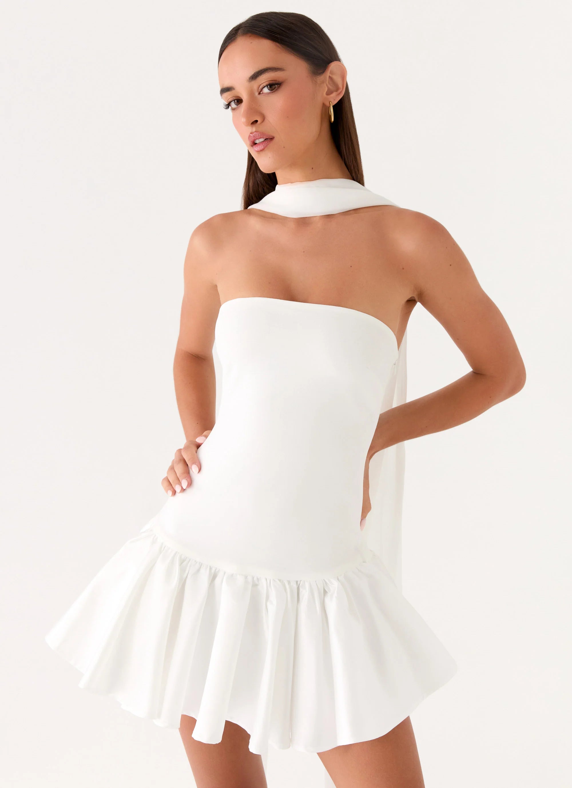 Ros Mini Dress - White