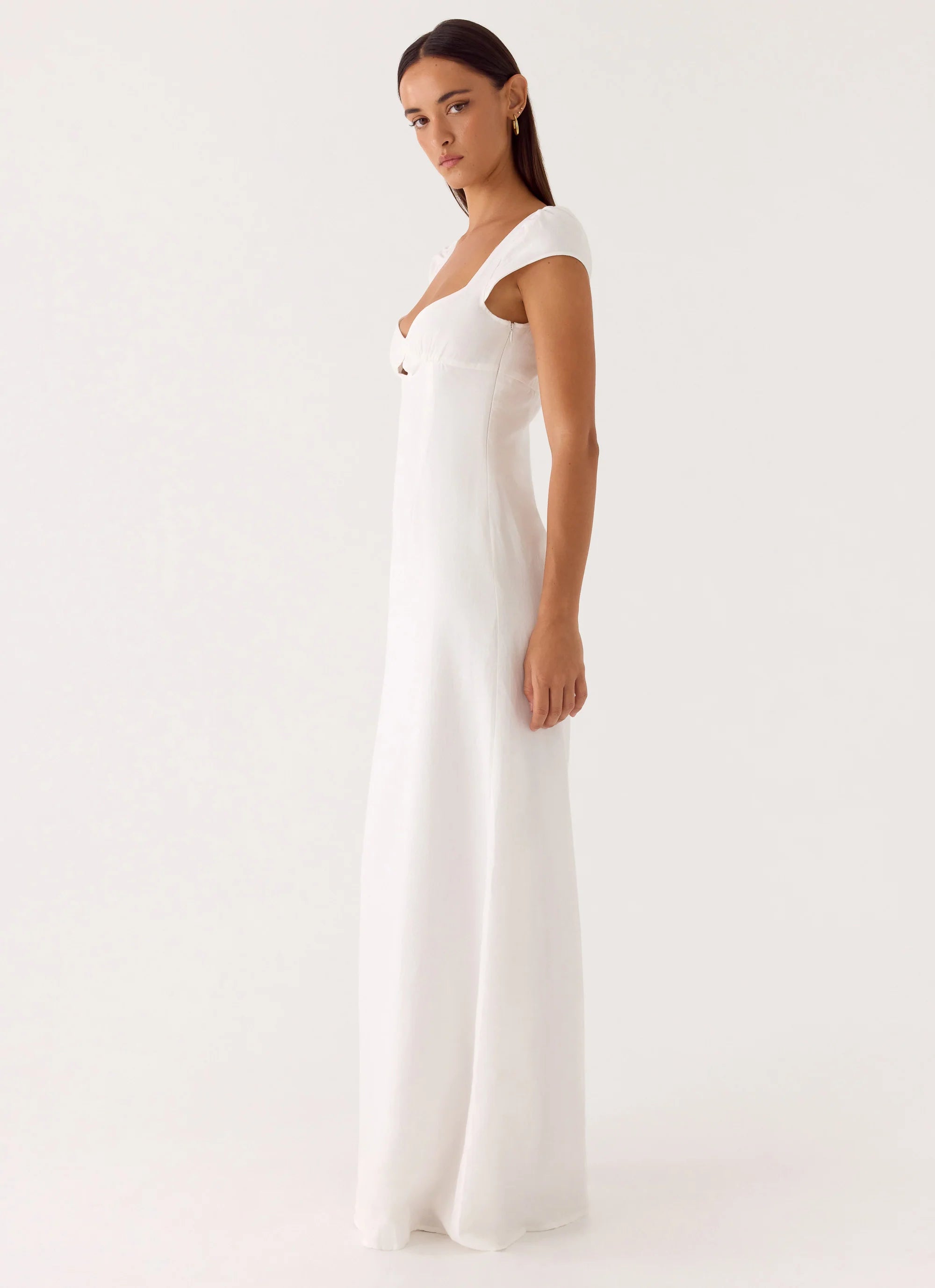 Never Really Over Maxi Dress - White
