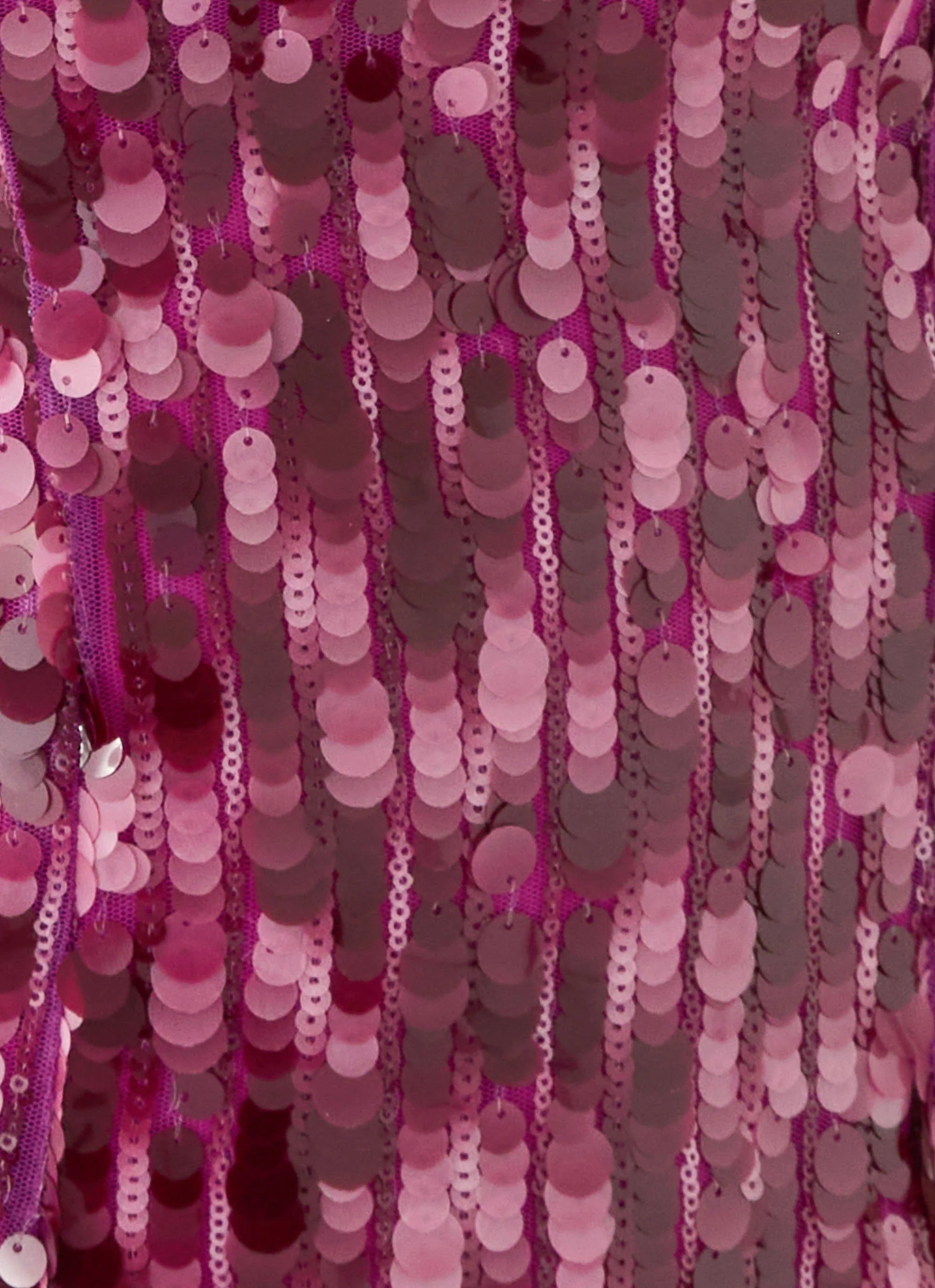 Seliora Sequin Mini Dress - Plum