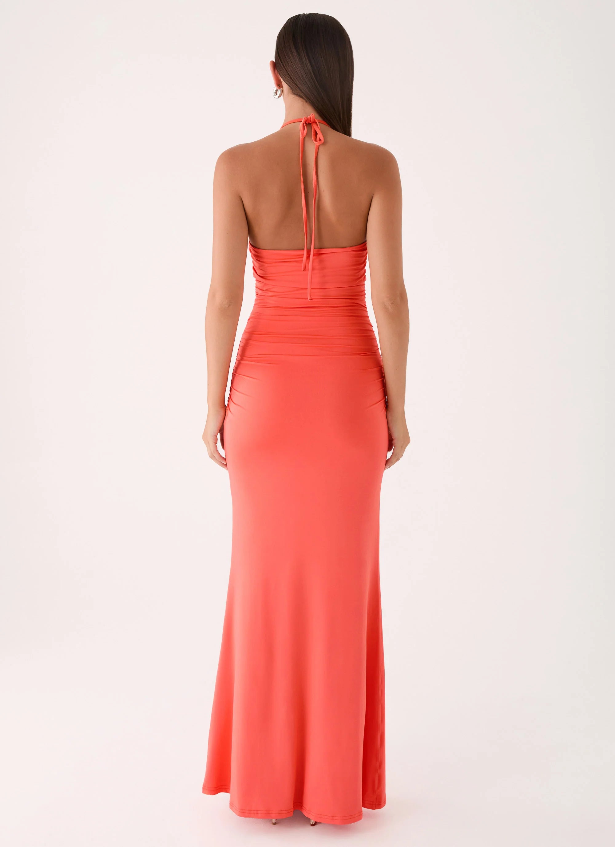 Aminata Maxi Dress - Burnt Coral